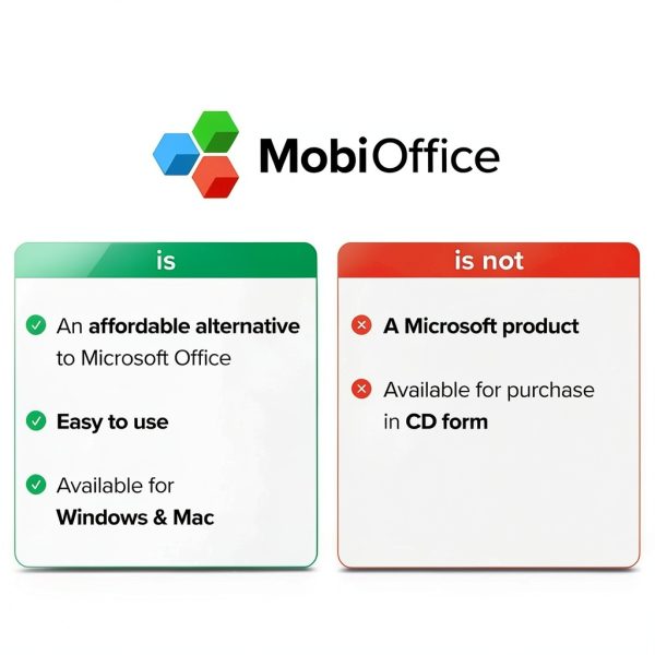MobiOffice 4-in-1 Productivity Suite for Windows PC Lifetime License-2