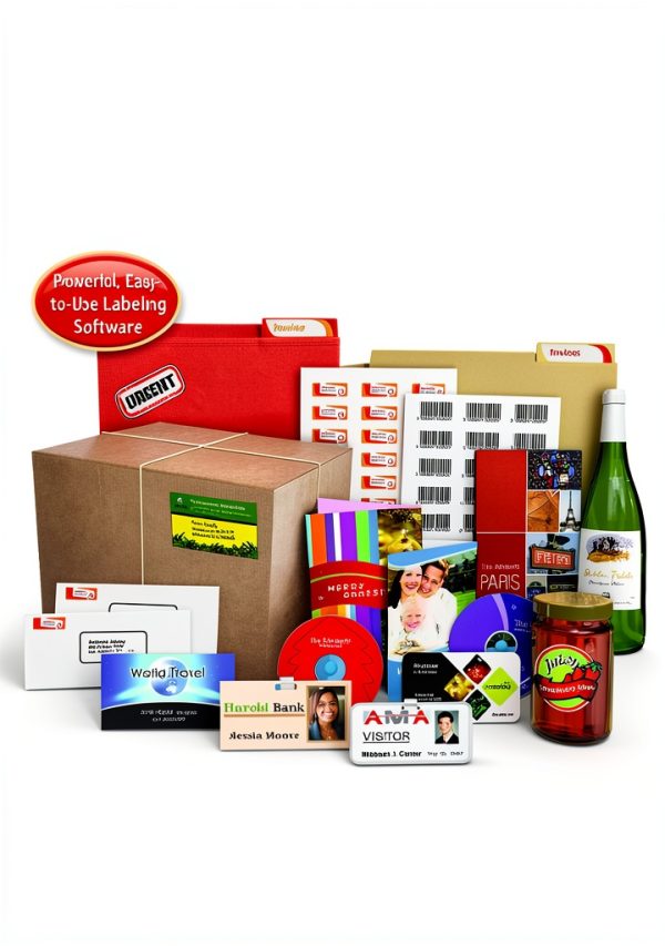 Avery Compatible Label Software with Photo Editor and Database Manager-0