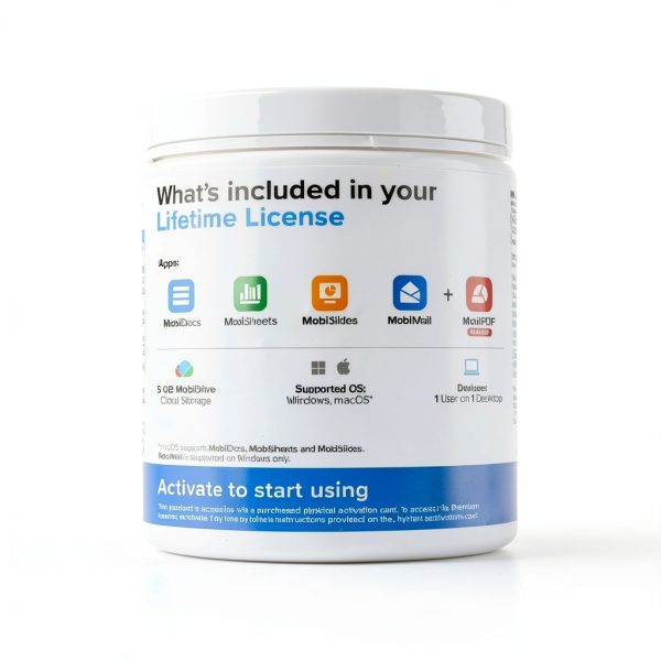 MobiOffice 4-in-1 Productivity Suite for Windows PC Lifetime License-1