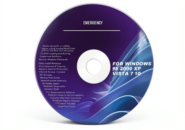 VsoxA Windows Repair Boot Disk CD/DVD for PC Emergency Recovery-0