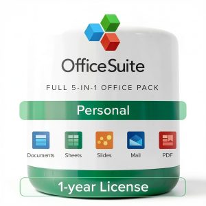 OfficeSuite Personal 5-in-1 Pack by MobiSystems with 1 Year License-0