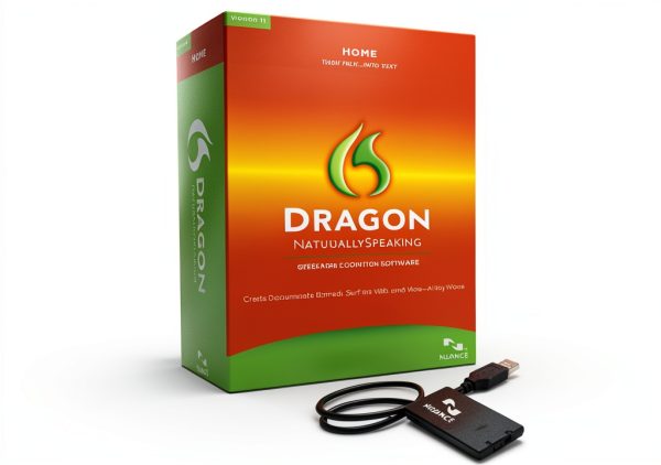Dragon NaturallySpeaking Voice Software K409A-G1B-11.0 Nuance-0