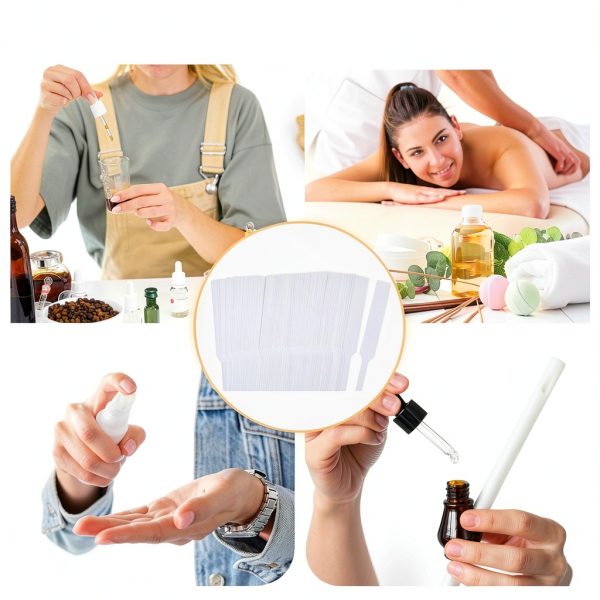 1000 Pieces Fragrance Strips Perfume Tester Strips Disposable White Blotter Essential Oils Paper Tester for Aromatherapy Testing Fragrances Scents,13 * 1.2 cm/5.1 * 0.5 Inches-6