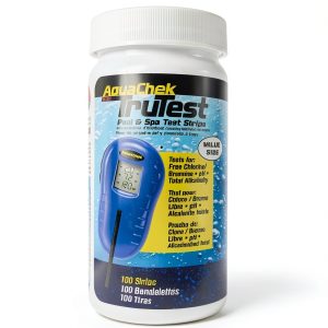 AquaChek TruTest Test Strips 100 – Free Chlorine pH Alkalinity-0