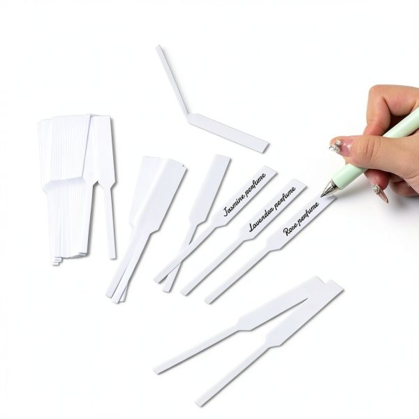 1000 Pieces Fragrance Strips Perfume Tester Strips Disposable White Blotter Essential Oils Paper Tester for Aromatherapy Testing Fragrances Scents,13 * 1.2 cm/5.1 * 0.5 Inches-2