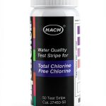 Hach Free & Total Chlorine Test Strips, 0-10 mg/L, Chlorine Testing, Water Quality Test Strips, Accurate Chlorine Measurement, Easy-to-Use Chlorine Test Strips, 2745050-0
