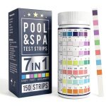 Hot Tub Test Strips 7-in-1 RIVANO 150-Strip Pool & Spa Water Kit-0