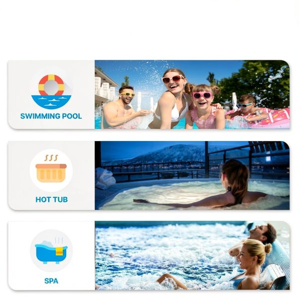 Swimming Pool and SPA Test Strips,Hot Tub Test Strips 7 in 1-150 Accurate Tests for pH, Hardness, Total Chlorine, Total Alkalinity, Cyanuric Acid and Bromine-4