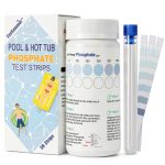 Phosphate Test Kit for Pool Hot-Tub: 50 Counts Water Phosphate Test Strips for Swimming Pool - Pool Phosphate Test Kit-0