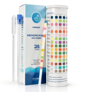 20 in 1 Water Tester AESCULIX Drinking Water Test Kit with 123 Strips-0